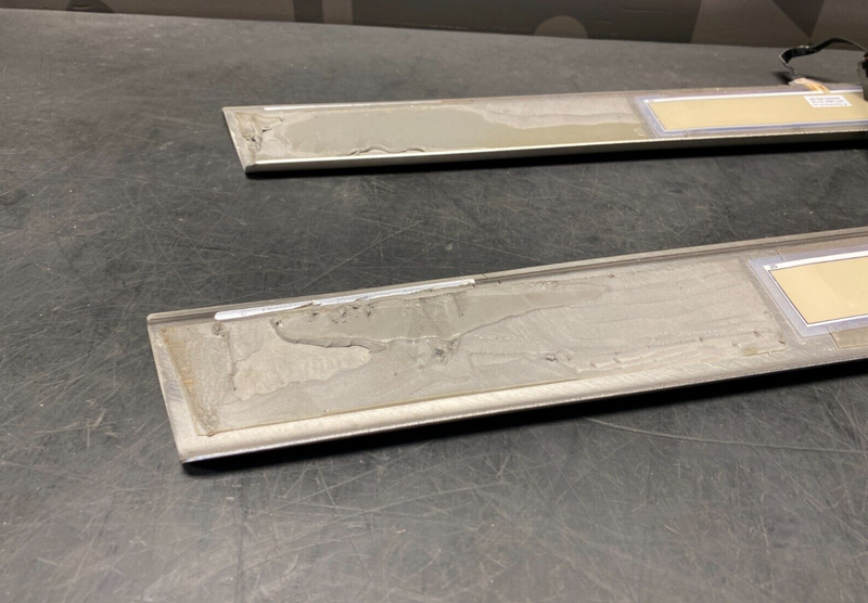 2012 PORSCHE 911 TURBO S 997.2 OEM STAINLESS TURBO S LIGHTED DOOR SILLS USED