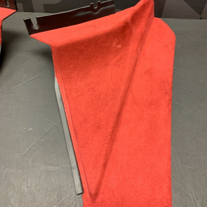 2005 PONTIAC GTO OEM RED CENTER CONSOLE SIDE TRIM PANELS SUEDE