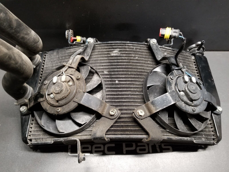 2007 DUCATI 1098 OEM COOLING RADIATOR W/ FANS HOSES