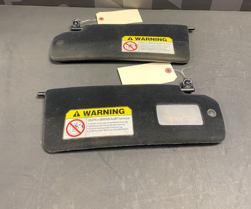 2002 HONDA S2000 AP1 OEM SUNVISORS PAIR DRIVER PASSENGER LH RH USED