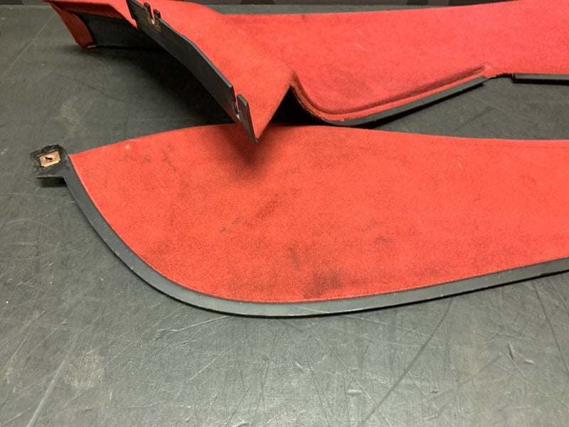 2006 PONTIAC GTO OEM RED SUEDE CENTER CONSOLE KNEE SIDE PANELS