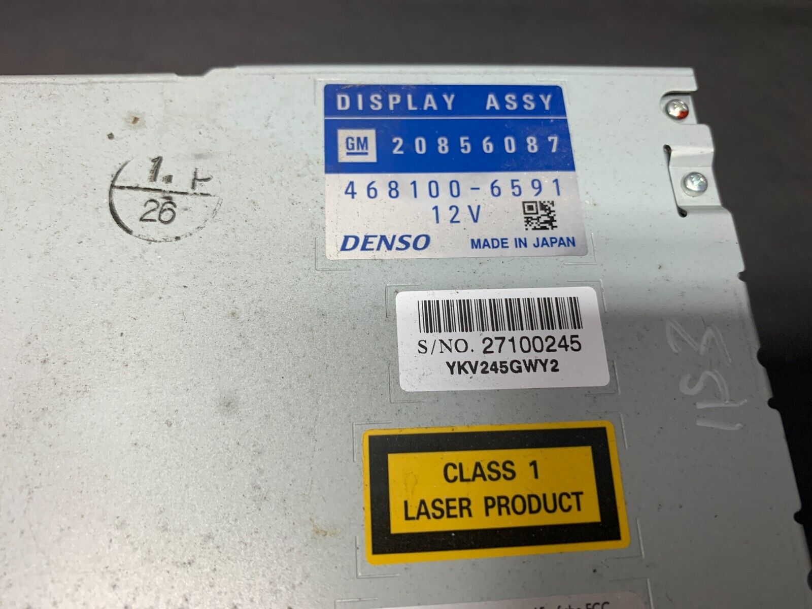 【お年玉セール特価】 2012 CORVETTE C6 GRANDSPORT OEM 20856087 RADIO STEREO HEAD その他