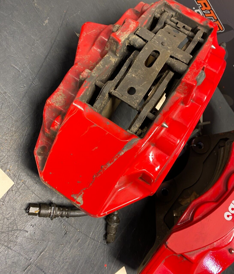 2016 DODGE CHALLENGER SCAT PACK OEM SRT BIG BRAKE CALIPER SET FRONT REAR USED