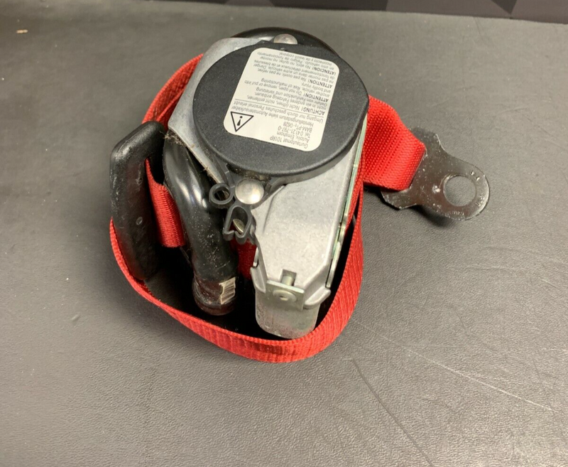 2006 PORSCHE CAYMAN S 987 OEM PASSENGER RED SEAT BELT