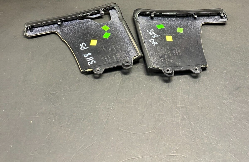 2007 PORSCHE 911 TURBO 997.1 OEM LEATHER KNEE KICK PANELS SIDE CONSOLE PAIR USED