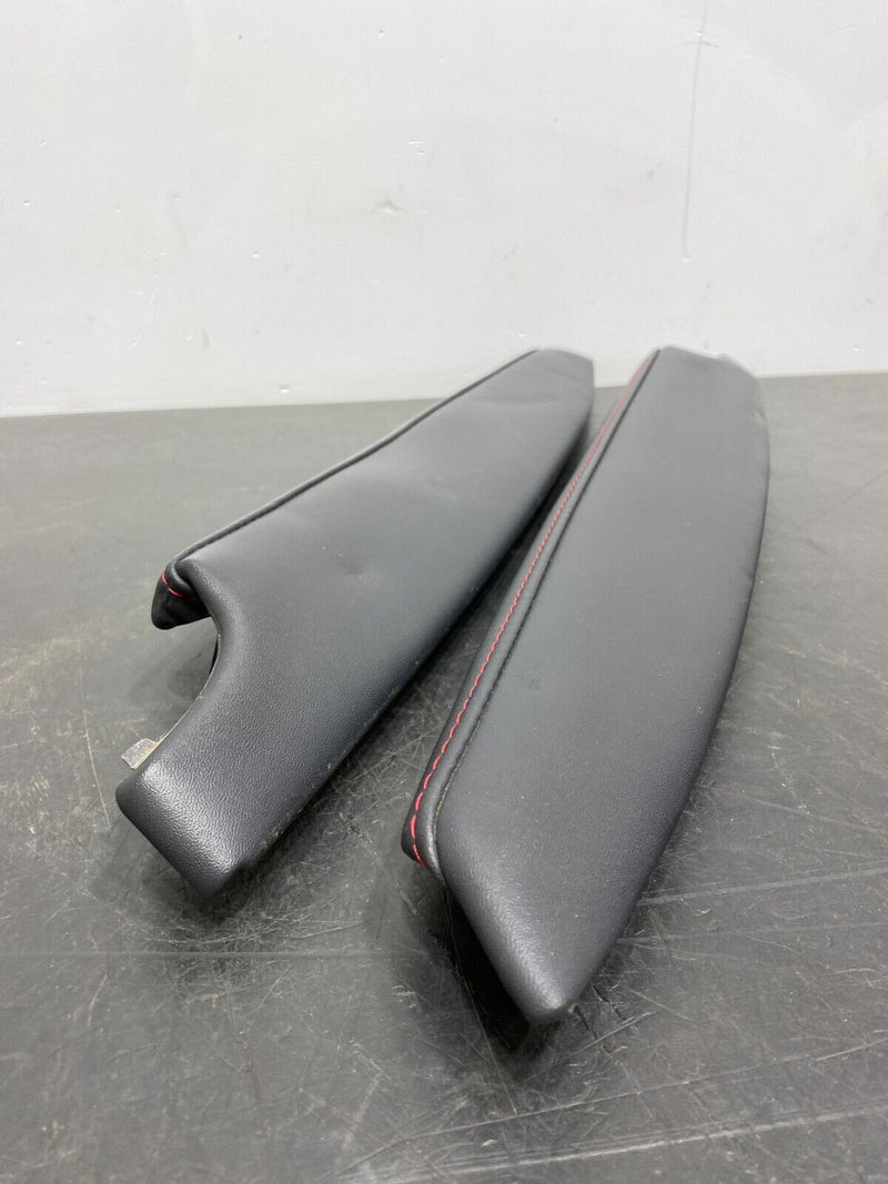 2017 SUBARU BRZ FRS 86 OEM DOOR PANEL ARM REST PAIR DR PS RED STITCH USED