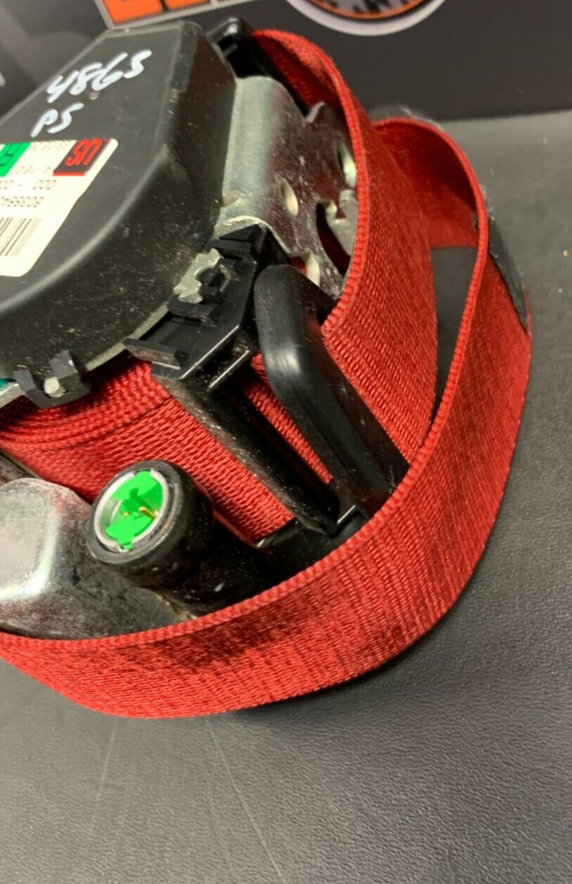 2006 PORSCHE CAYMAN S 987 OEM PASSENGER RED SEAT BELT