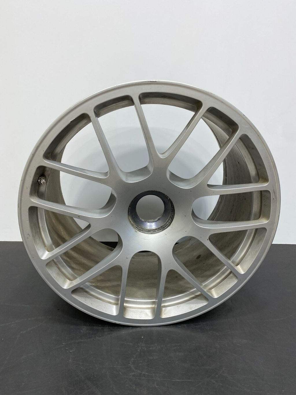 2011 PORSCHE 911 TURBO S 997.2 OEM CENTERLOCK REAR WHEEL 19x11+51 SILVER USED