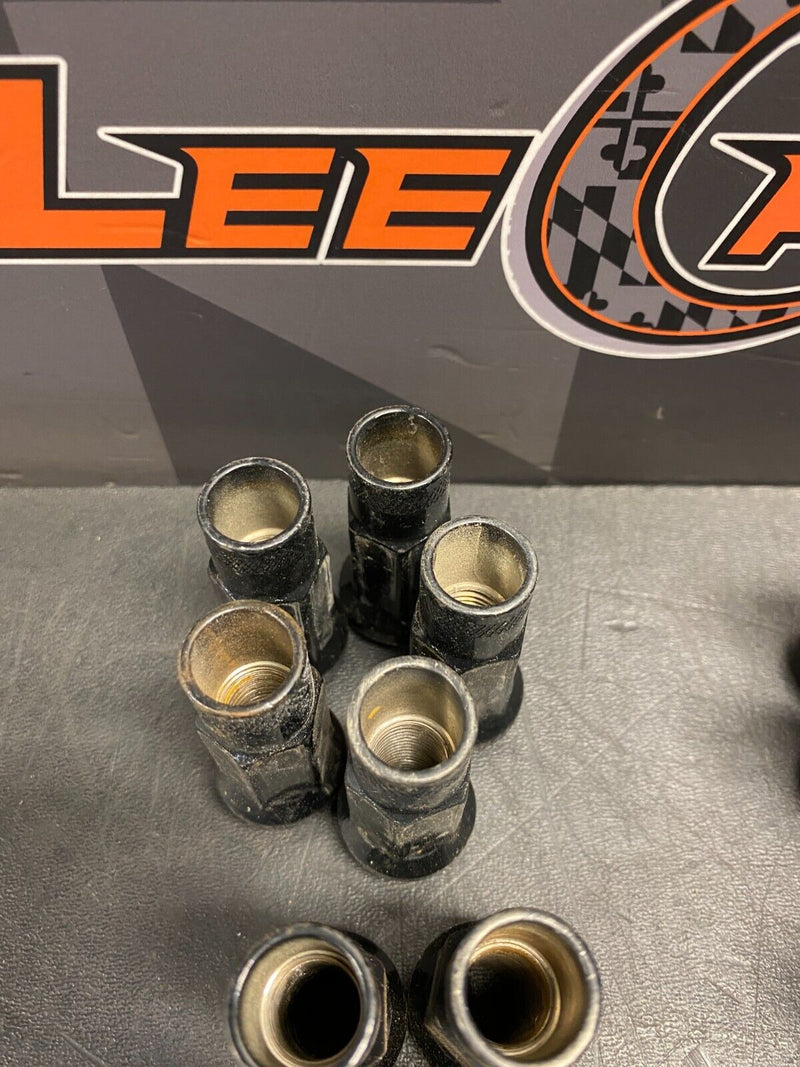 1998 NISSAN 240SX AFTERMARKET OPENED END BLACK LUG NUT SET OF (20) USED