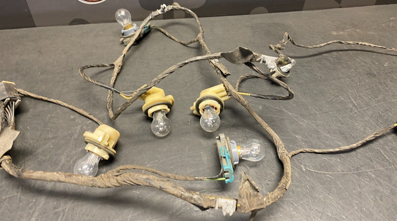 2002 CORVETTE C5Z06 OEM REAR BUMPER WIRING HARNESS LIGHTS USED