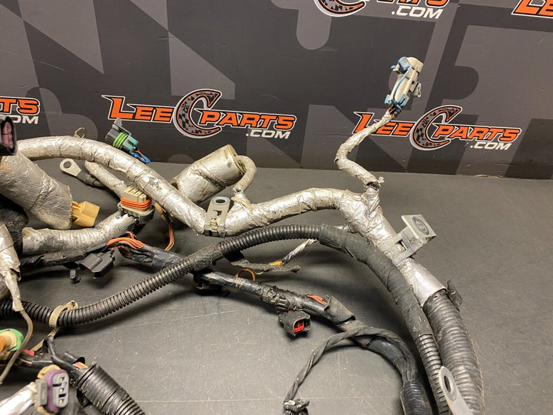 2008 CORVETTE C6 LS3 OEM ENGINE WIRING HARNESS A/T WITH ENGINE COMPUTER USED