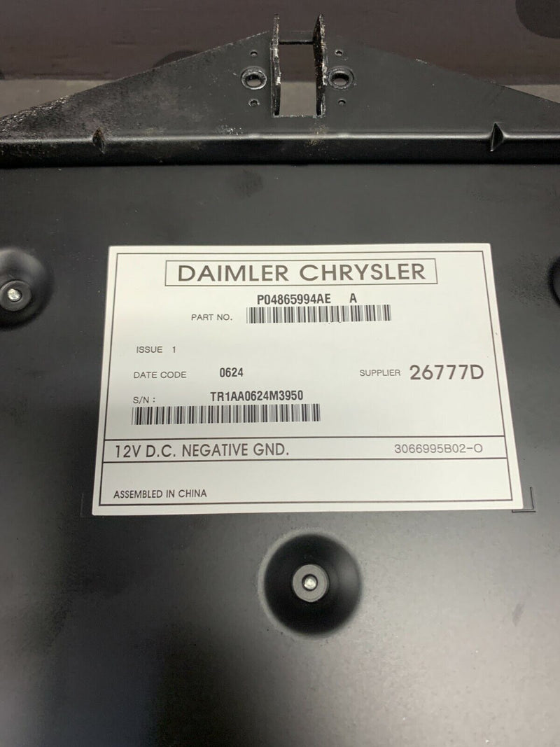 2004 DODGE VIPER CONVERTIBLE OEM p04865994ae AMP AMPLIFIER