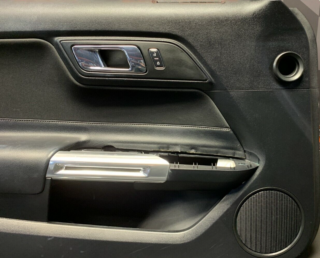 2017 FORD MUSTANG GT OEM BLACK LEATHER DOOR PANELS