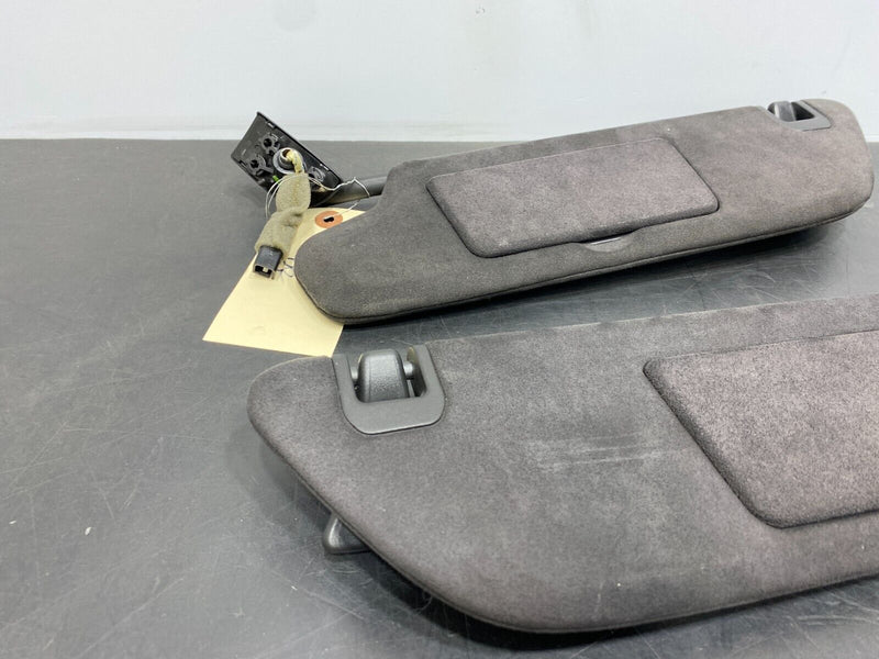 2015 CORVETTE C7 Z06 OEM SUEDE SUNVISOR PAIR DRIVER PASSENGER WITH HOMELINK USED