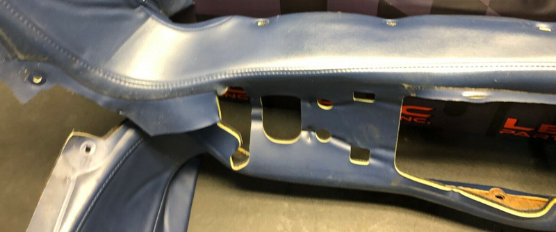 2002 HONDA S2000 AP1 OEM BLUE CENTER CONSOLE LEATHER COVER