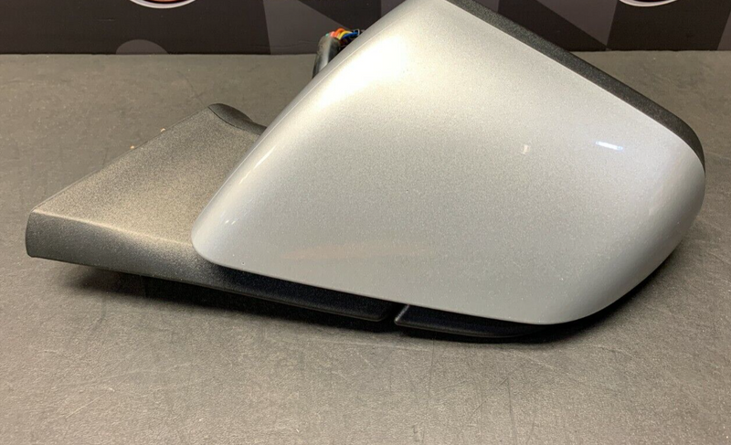 2016 FORD MUSTANG GT OEM LH DRIVER MIRROR TECH PACKAGE BLIND SPOT SILVER