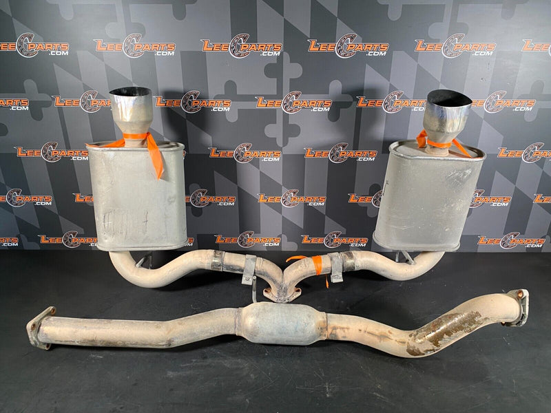 2007 HONDA S2000 AP2 INVIDIA Q300 CATBACK EXHAUST MUFFLERS USED **READ DAMAGE**