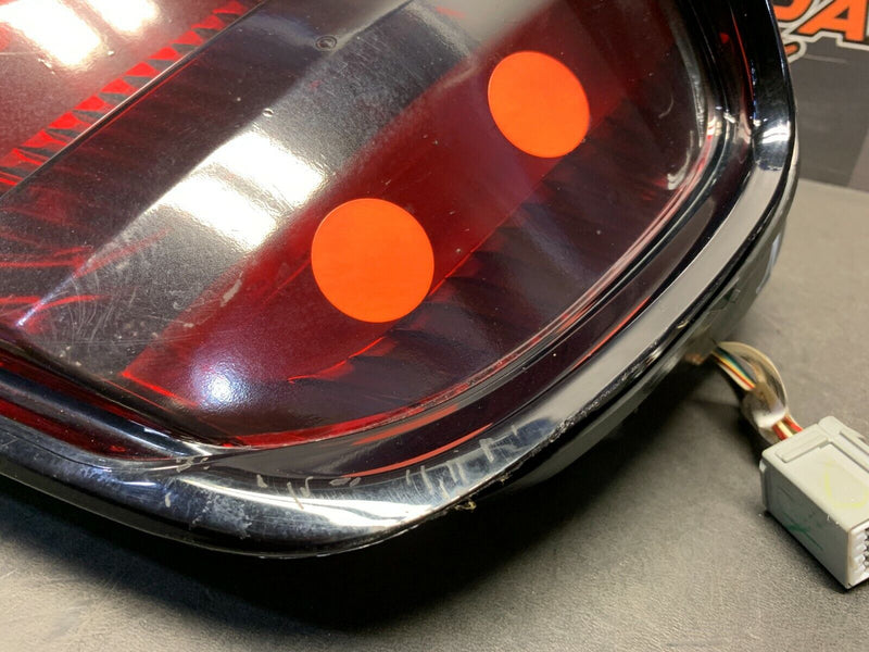 2015 FORD MUSTANG GT OEM RH PASSENGER TINTED TAIL LIGHT -CRACKED-