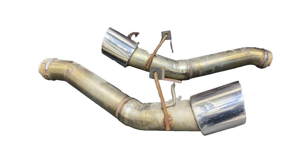 2008 CORVETTE C6 Z06 BILLY BOAT BULLET EXHAUST TIPS CUT PIPES USED