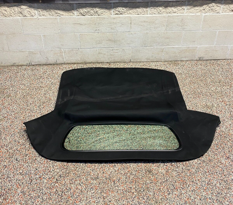 2007 CORVETTE C6 OEM BLACK CONVERTIBLE SOFT TOP GLASS WINDOWUSED