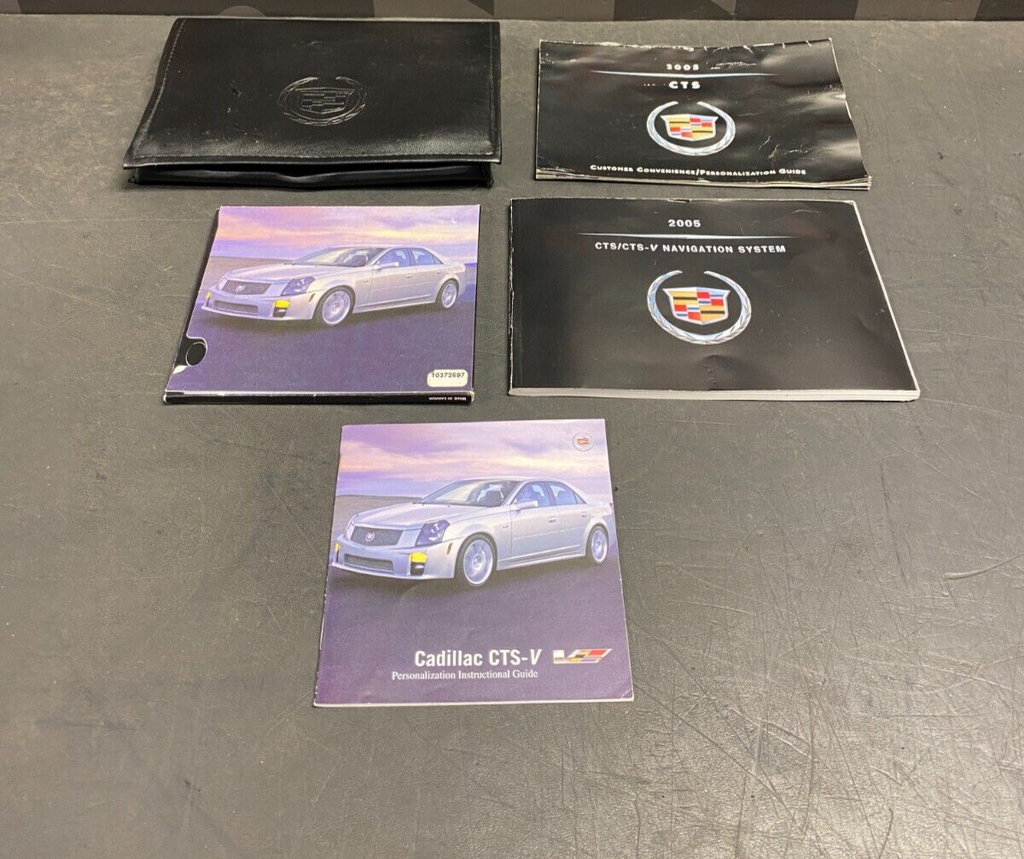 2005 CADILLAC CTS V CTS-V OEM OWNERS MANUAL SET BOOKLETS USED