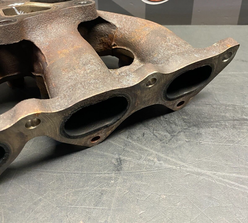 2006 MITSUBISHI LANCER EVO9 OEM STOCK TURBO MANIFOLD HEADER USED **SEE PICS**