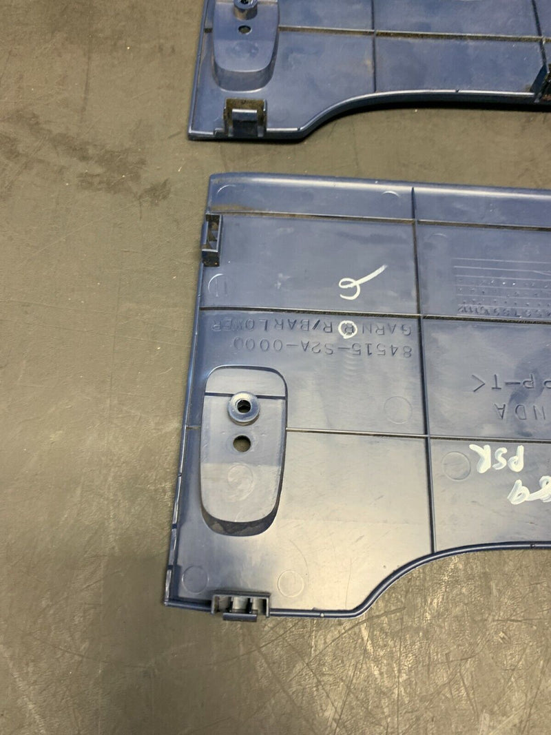 2002 HONDA S2000 AP1 OEM DRIVER PASSENGER REAR INTERIOR TRIM PANELS BLUE