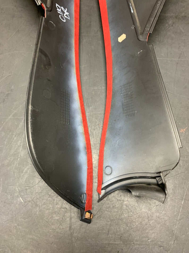 2006 PONTIAC GTO OEM CENTER CONSOLE SIDE TRIM KNEE PANELS RED SUEDE