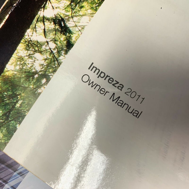 2011 SUBARU WRX STI OEM OWNERS MANUAL SET