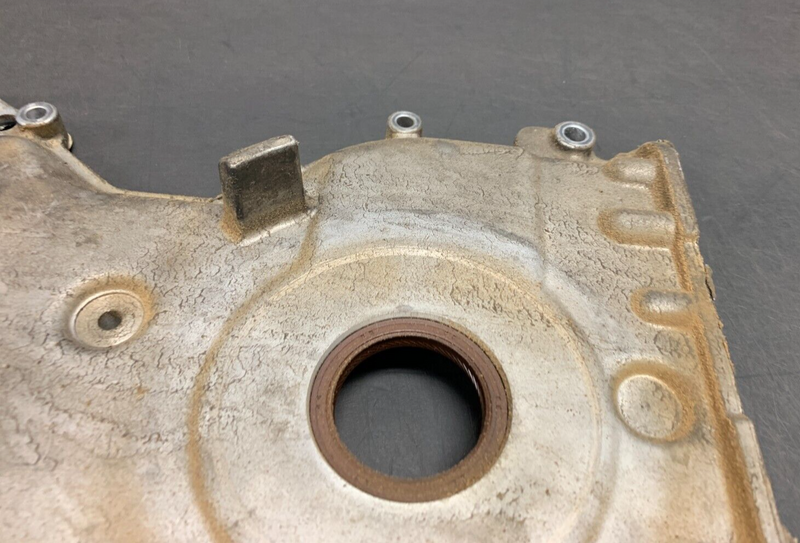 2008 EVOLUTION X EVO 10 MR OEM ENGINE LOWER TIMING COVER USED