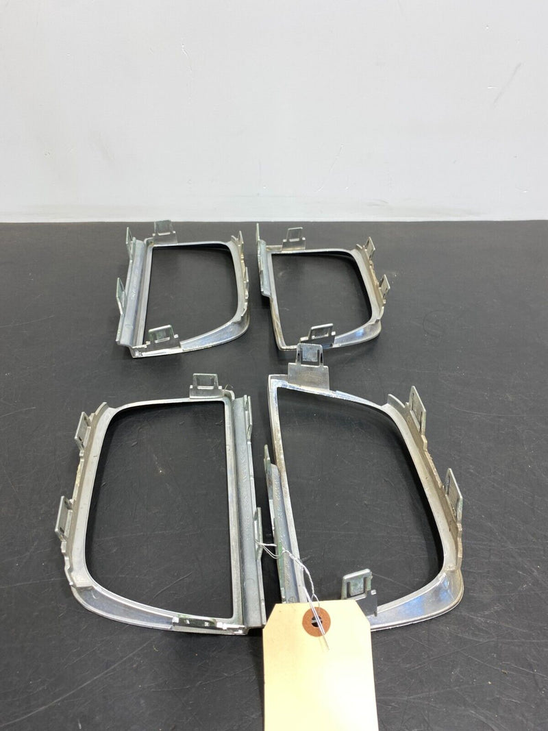 2011 CHEVROLET CAMARO SS OEM CHROME TAIL LIGHT TRIM RING SET OF (4) USED