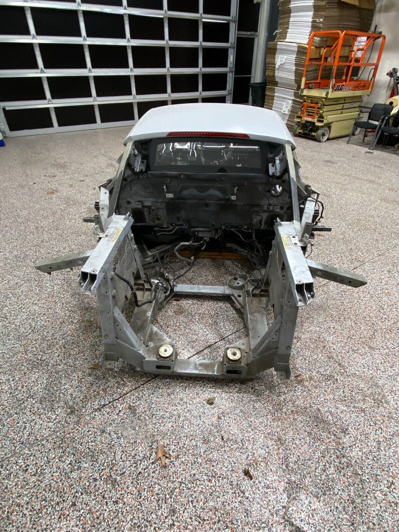 2012 AUDI R8 GT V10 OEM COUPE BARE CHASSIS REAR SECTION TO FIX USED **NO TITLE**