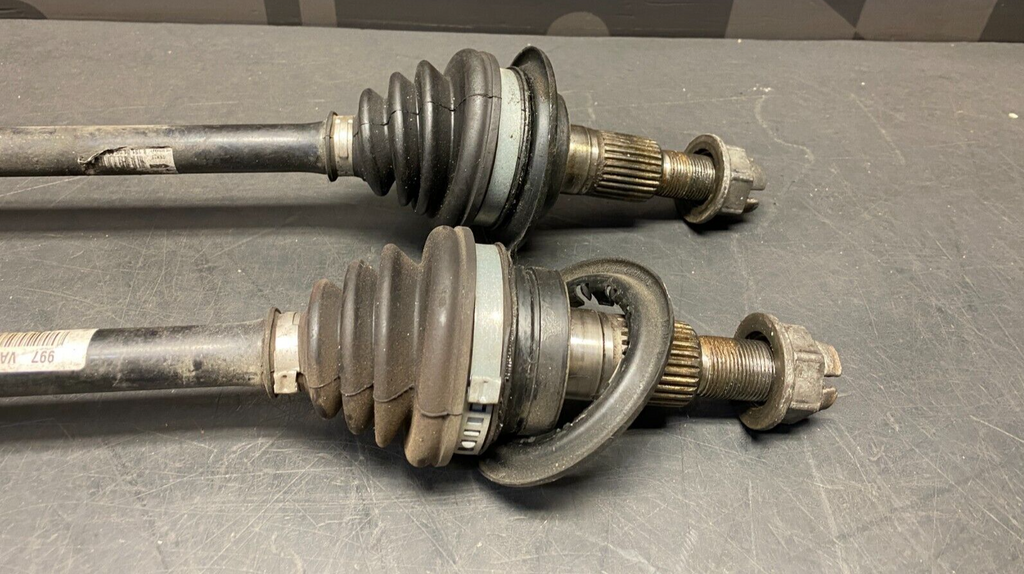 2007 PORSCHE 911 TURBO 997.1 OEM FRONT CV AXLES PAIR DR PS USED **NEEDS BOOTS**