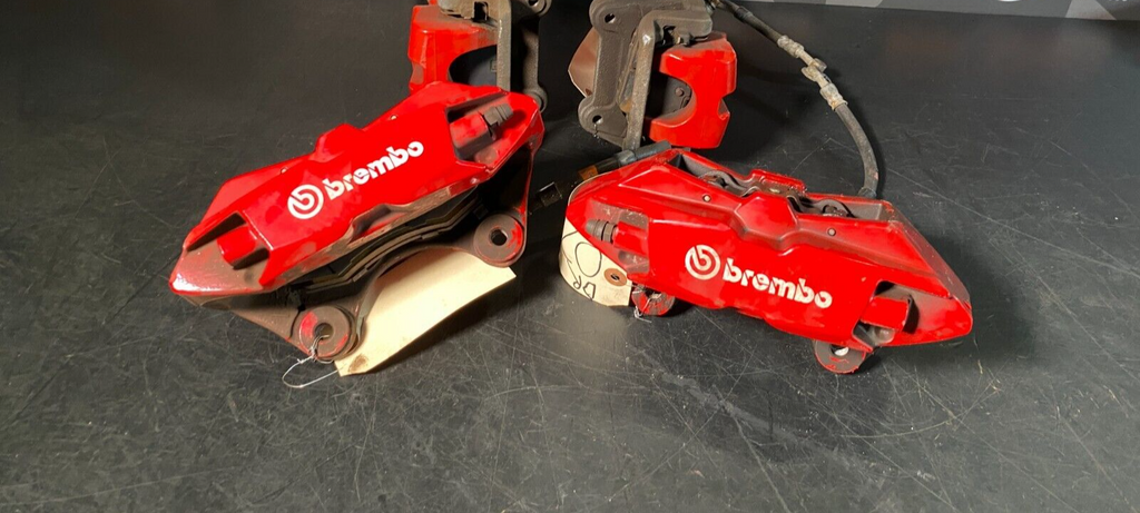 2018 MAZDA MIATA ND OEM BREMBO FRONT BRAKE CALIPERS PAINTED REARS PAIR RED USED