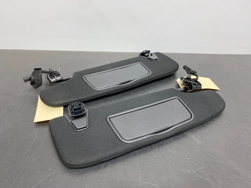 2015 FORD MUSTANG GT OEM SUN VISOR VISORS PAIR DRIVER PASSENGER USED