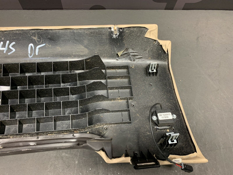 2005 CORVETTE C6 OEM TAN DRIVE KNEE PANEL W/ SWITCHES