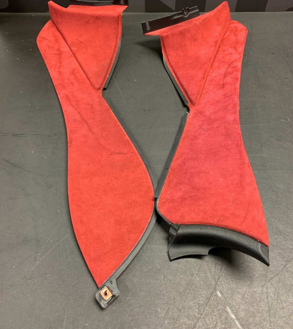 2004 PONTIAC GTO OEM RED SUEDE CENTER CONSOLE SIDE TRIM PANELS