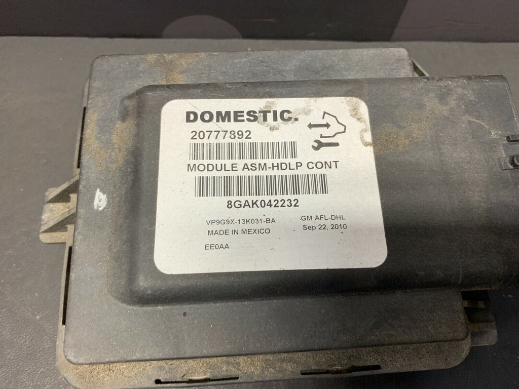 2011 CADILLAC CTS-V CTS V SEDAN OEM 20777892 HEADLIGHT CONTROL MODULE