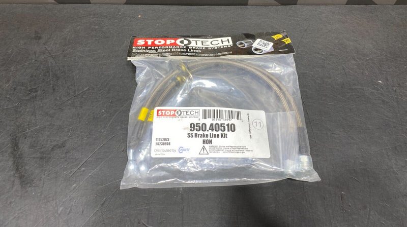 2007 HONDA S2000 STOPTECH REAR BRAIDED BRAKE LINES 950.40510 NEW**