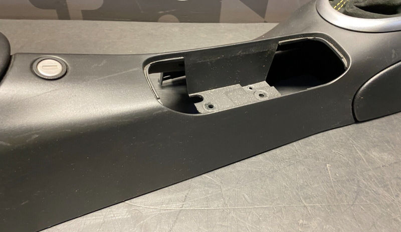 2004 PORSCHE 911 GT3 OEM CENTER CONSOLE ASSEMBLY WITH SHIFT BOOT YELLOW STITCH