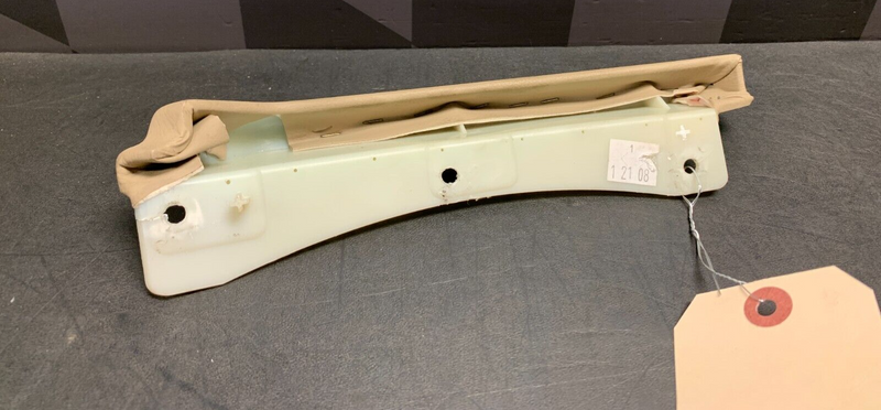 2008 CORVETTE C6 OEM TAN GLOVE BOX SIDE TRIM DASH PANEL