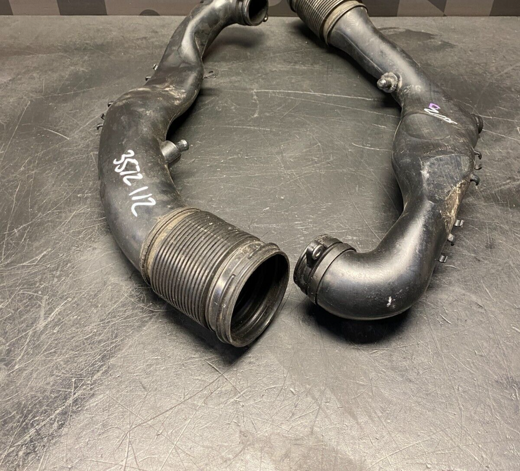 2007 PORSCHE 911 TURBO 997 OEM TURBO INLET PIPES PAIR DR PS USED