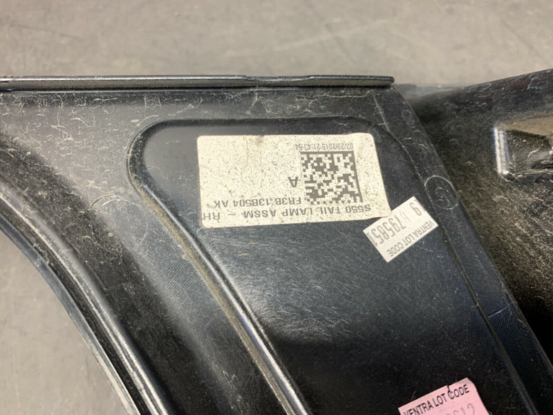 2015 FORD MUSTANG GT OEM RH PASSENGER TINTED TAIL LIGHT -CRACKED-