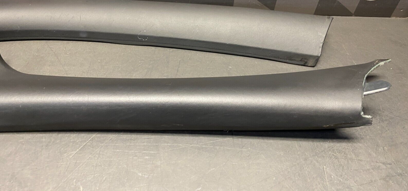 2007 PORSCHE 911 TURBO 997.1 OEM INTERIOR A PILLAR COVER PANELS LEATHER USED