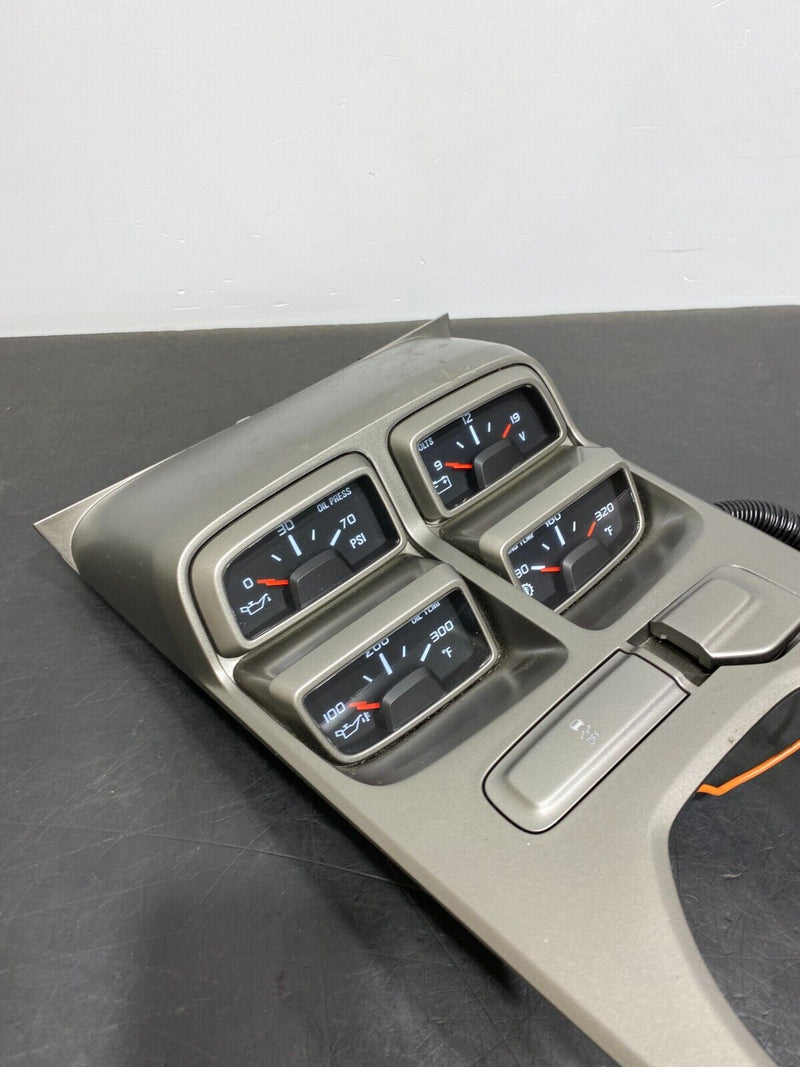 2011 CHEVROLET CAMARO SS OEM CENTER CONSOLE GAUGE PACK SHIFTER SURROUND USED