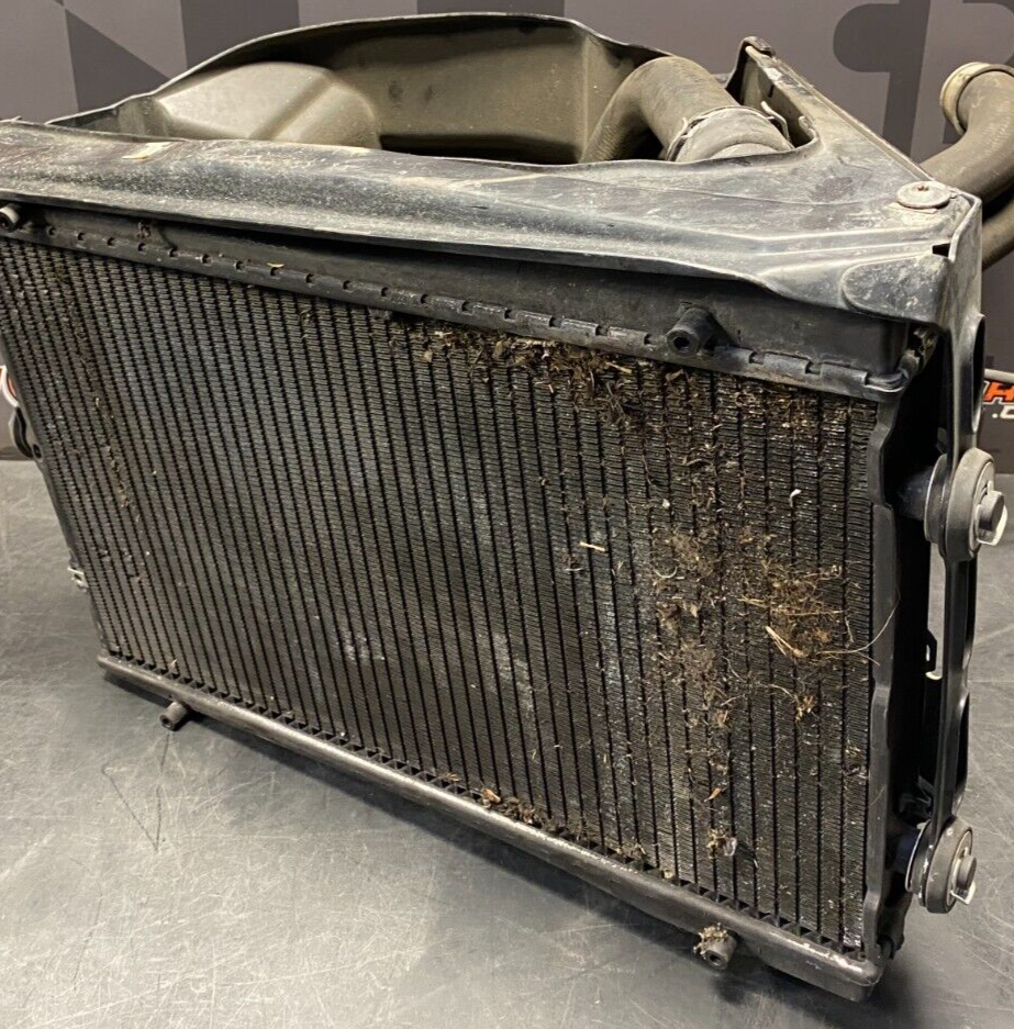 2012 PORSCHE 911 TURBO S 997.2 OEM PASSENGER RH FRONT RADIATOR ASSEMBLY  USED