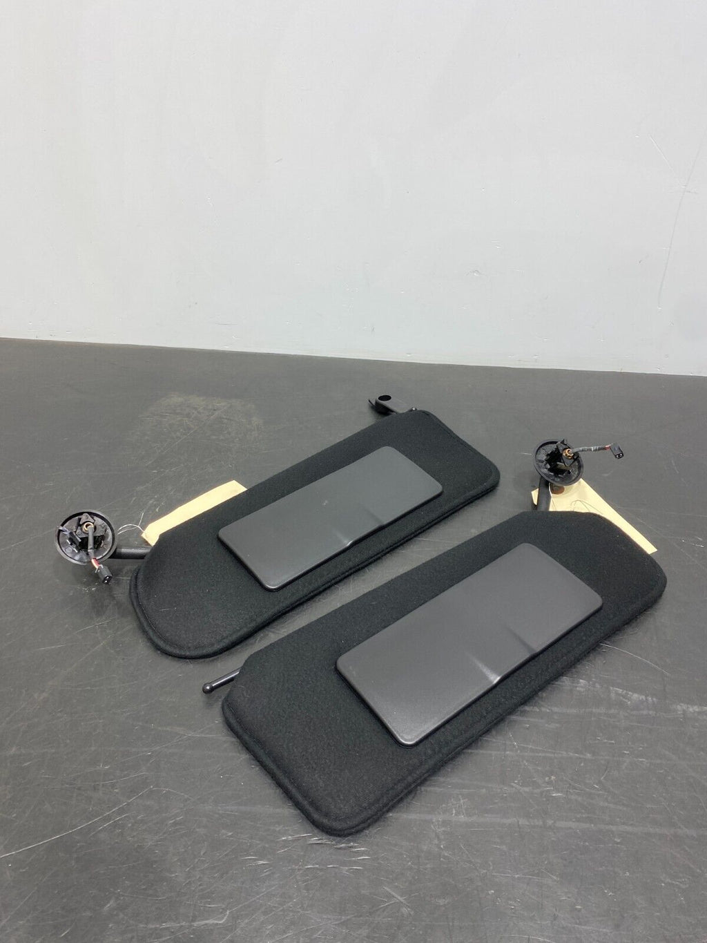 2003 CORVETTE C5 Z06 OEM SUN VISOR PAIR DRIVER PASSENGER VISORS USED