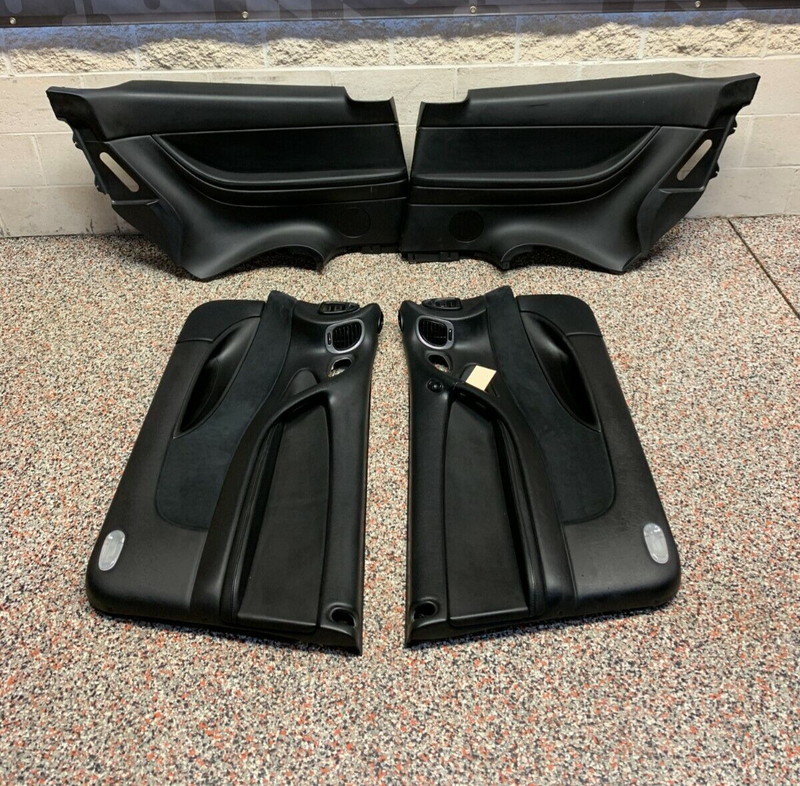 2004 PONTIAC GTO OEM BLACK FRONT REAR DOOR PANELS SPEAKER PANELS