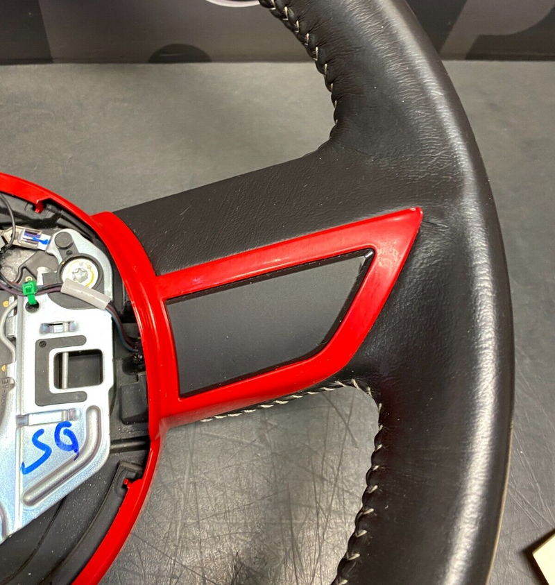 2011 CHEVROLET CAMARO SS OEM STEERING WHEEL RED PAINTED TRIM A/T USED