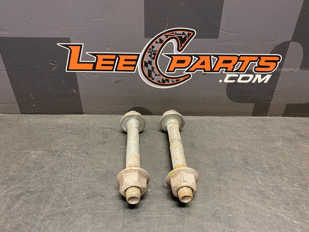 2015 CHEVROLET CAMARO SS OEM REAR SHOCK TO CONTROL ARM BOLTS HARDWARE USED